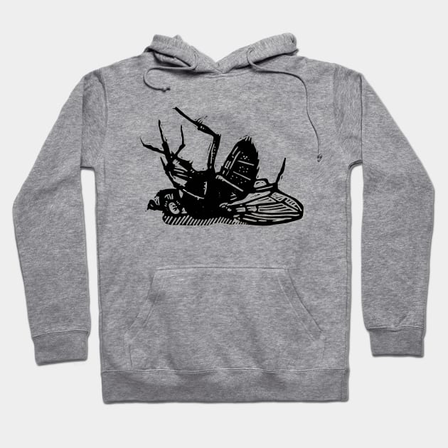 Dying Fly Hoodie by BlackGoldPress